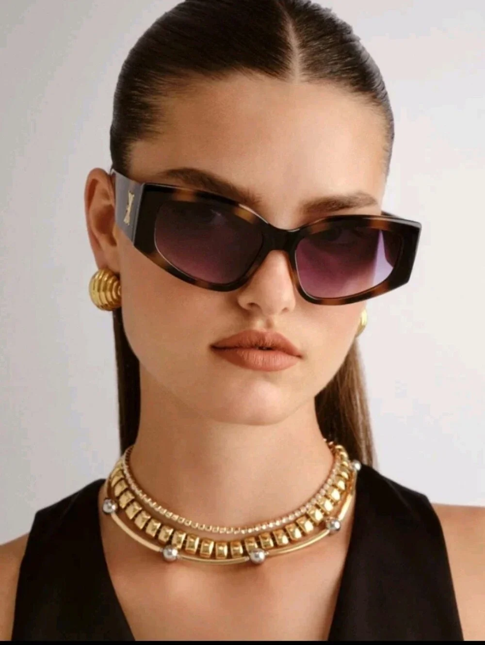 Le Specs Ombre Tortise Sunglasses Retail $99 NWT-revolve-banana-ray ban